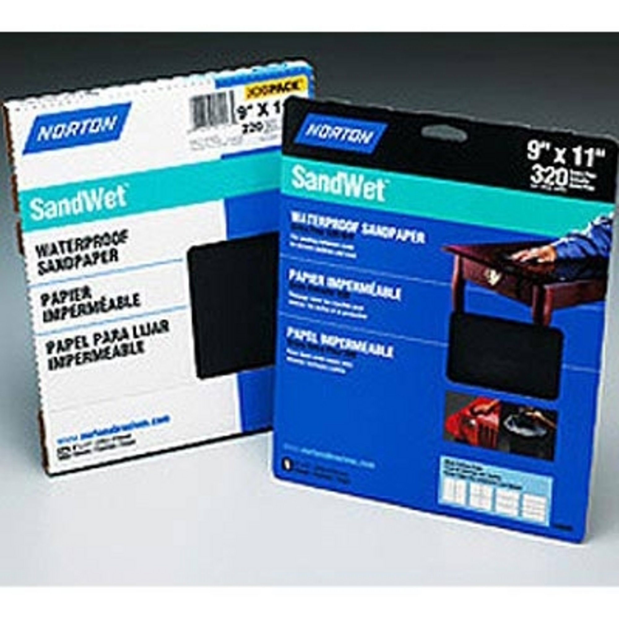 Norton 320-Grit Wet Abrasive Sandpaper